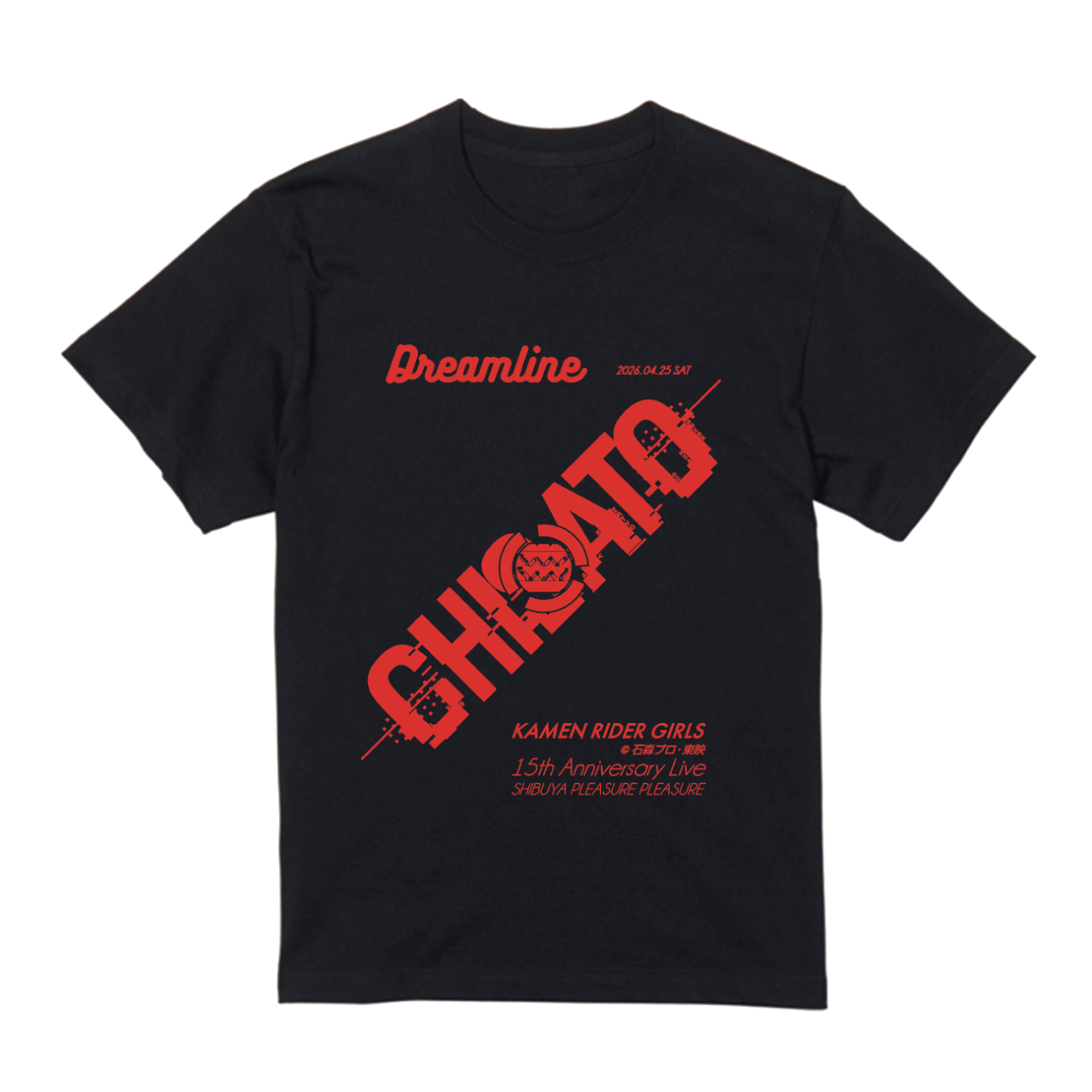 Dream line メンバーTシャツ 秋田知里ver.