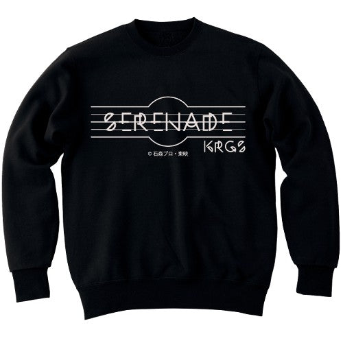 Serenade クルーネックスウェット　ブラック